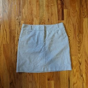 Ann Taylor LOFT Striped Cotton Skirt. Size 2